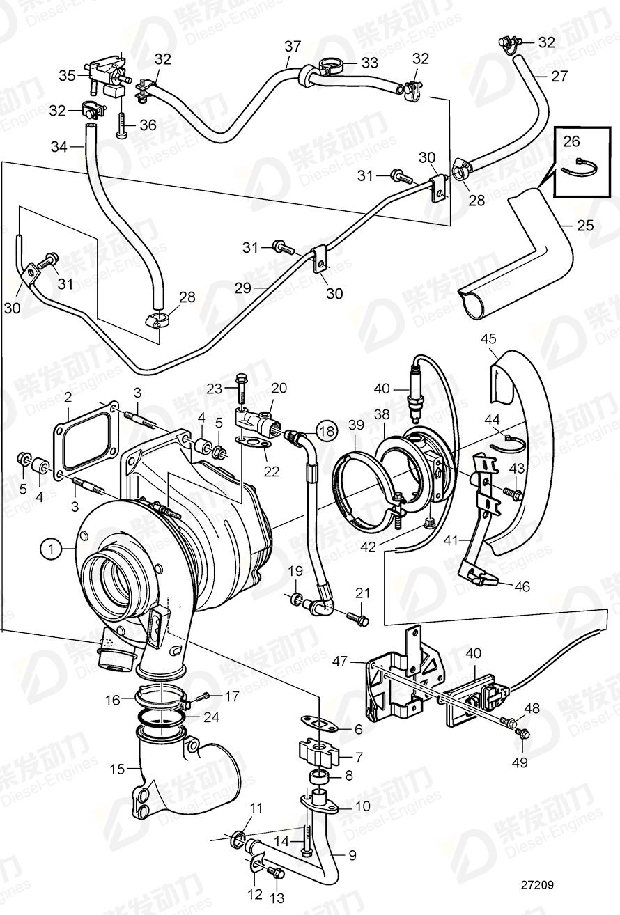volvo penta Plug 479979 Drawing volvo penta Plug 479979 Drawing